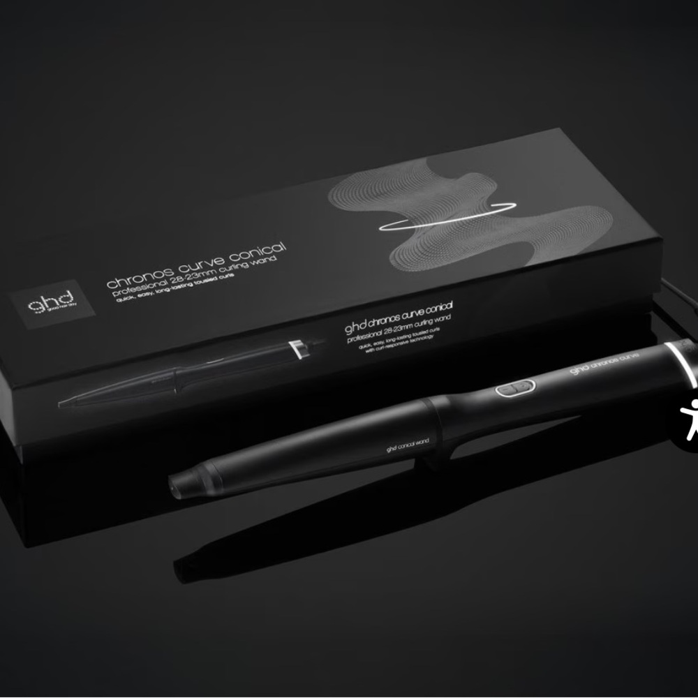 BRAND NEW GHD Chronos Curve 1.1-0.9 Barrel + Heat Resistant Mat